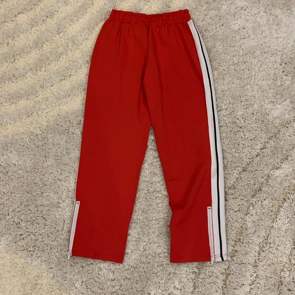 Palm Angels Red Tracksuit Set Hoodie & Pants Classic Logo Mens Size Large - Picture 5 of 5